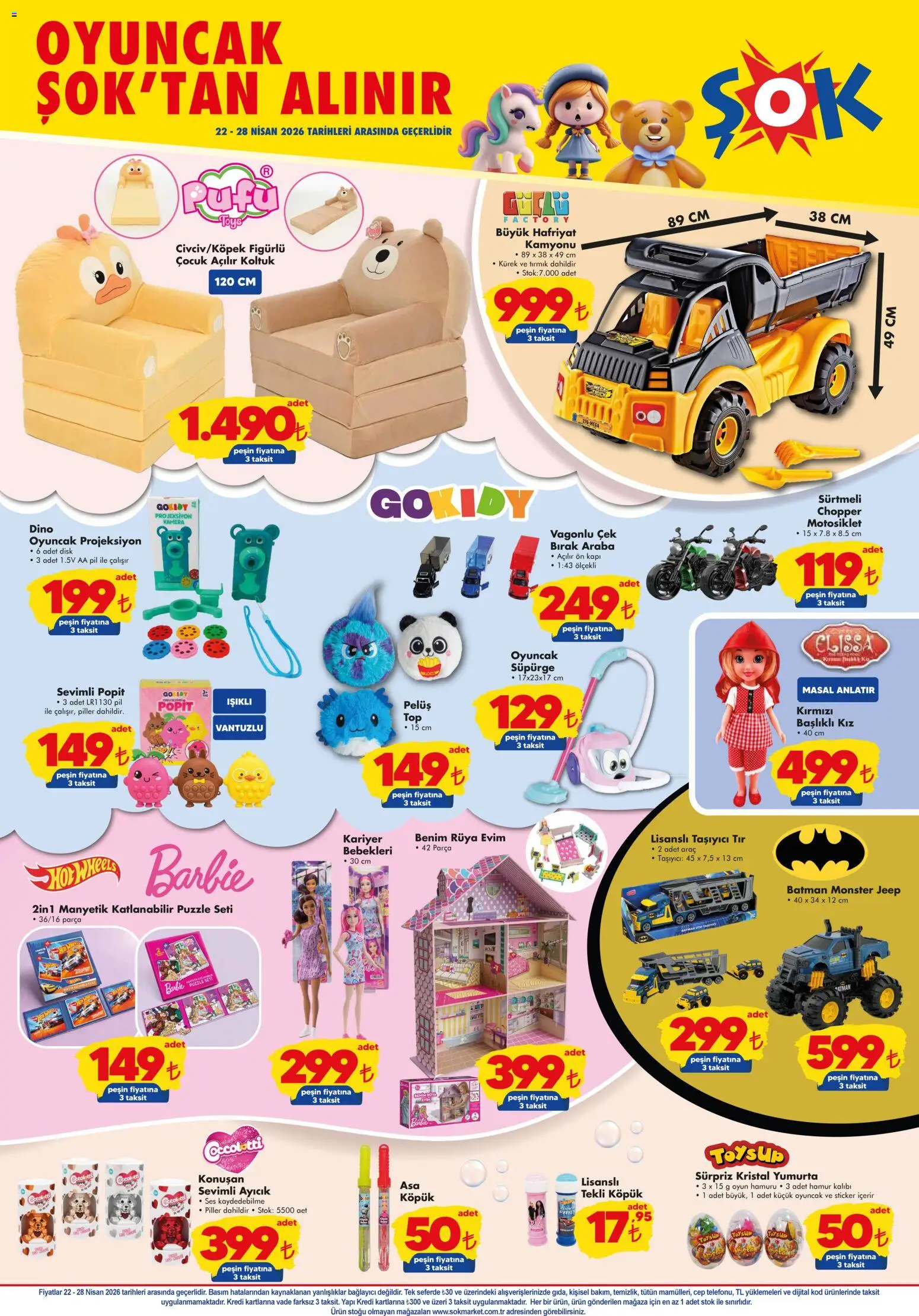 Şok Market Katalog - 22.04.2026 tarihinden itibaren geçerlidir | Sayfa: 5 | Ürünler: Pil, Kamera, Oyun, Disk