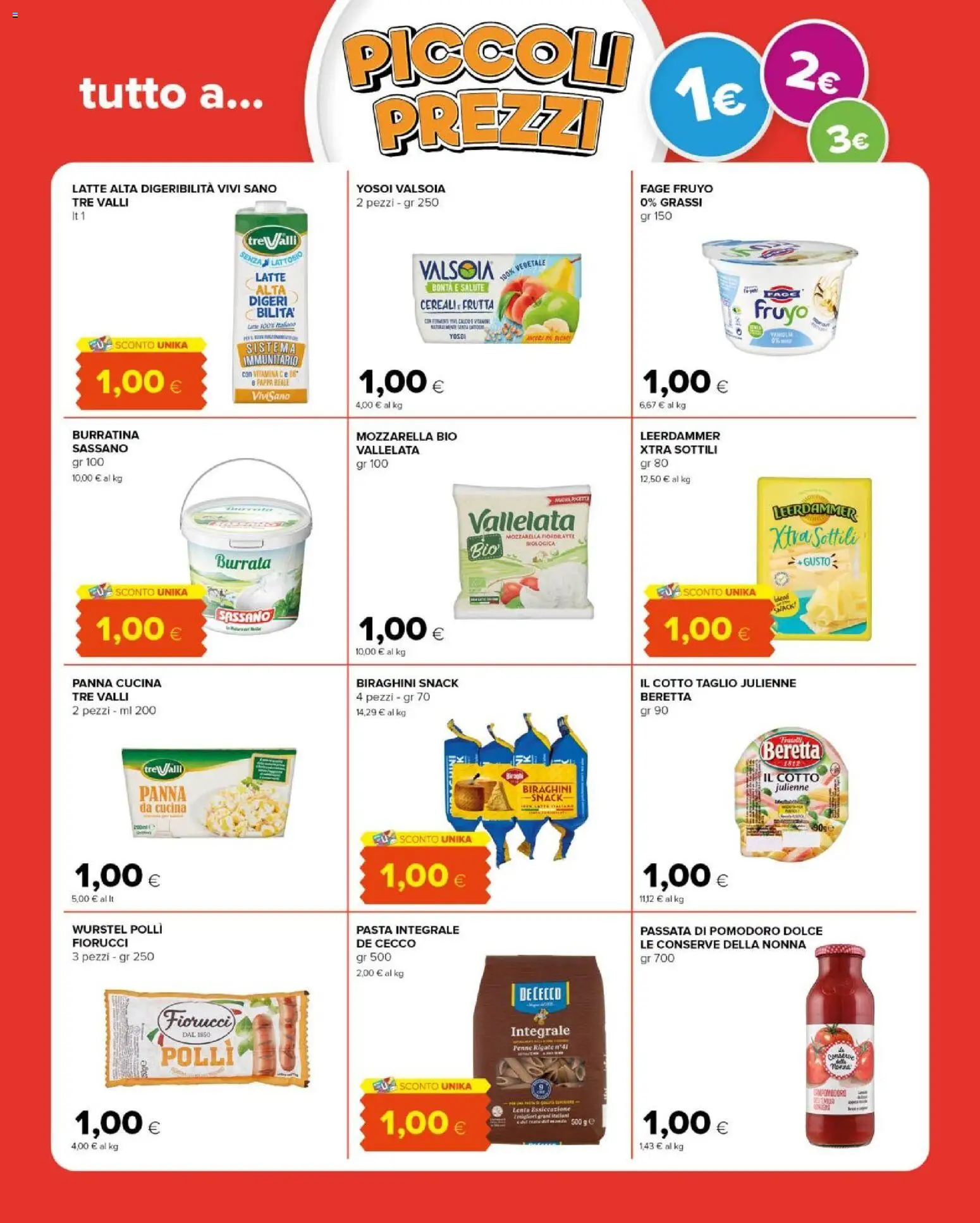 Volantino Tigre del 22.04.2026 | Pagina: 6 | Prodotti: Mozzarella, Pomodoro, Latte, Wurstel