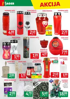 Jager katalog akcije – veljaven od 22.10.2025 | Stran: 13 | Izdelki: Žemlja, Sveča, Svece