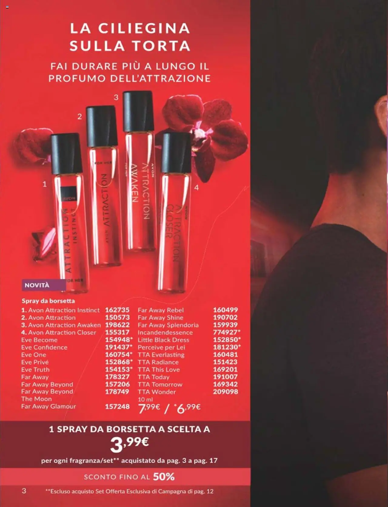 Volantino Avon del 01.09.2025 | Pagina: 3 | Prodotti: Borsetta, The, Torta, Profumo