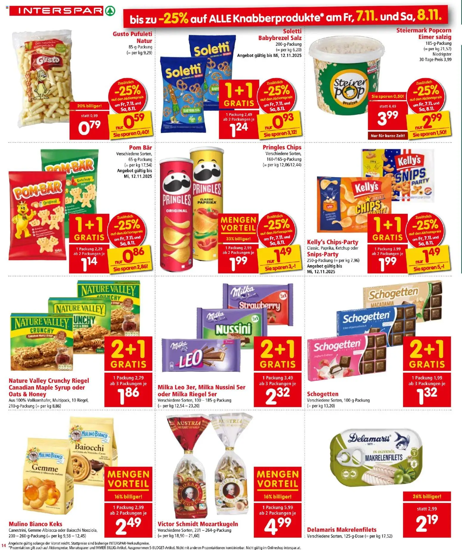 Interspar Black Friday gültig ab 06.11.2025 | Seite: 14 | Produkte: Chips, Ketchup, Salz