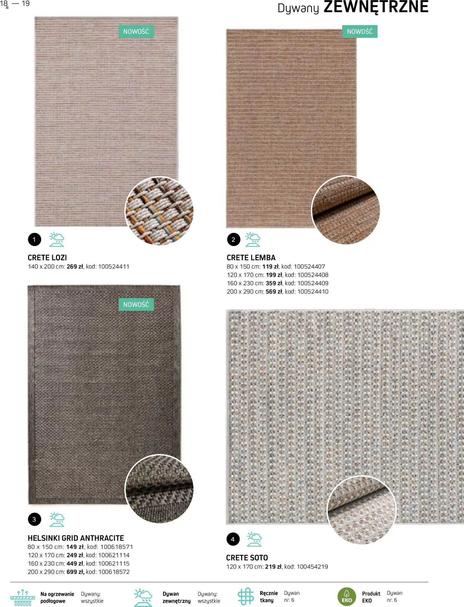 Komfort gazetka - Katalog dywanów od 17.03.2026 | Strona: 18 | Produkty: Dywan, Dywany