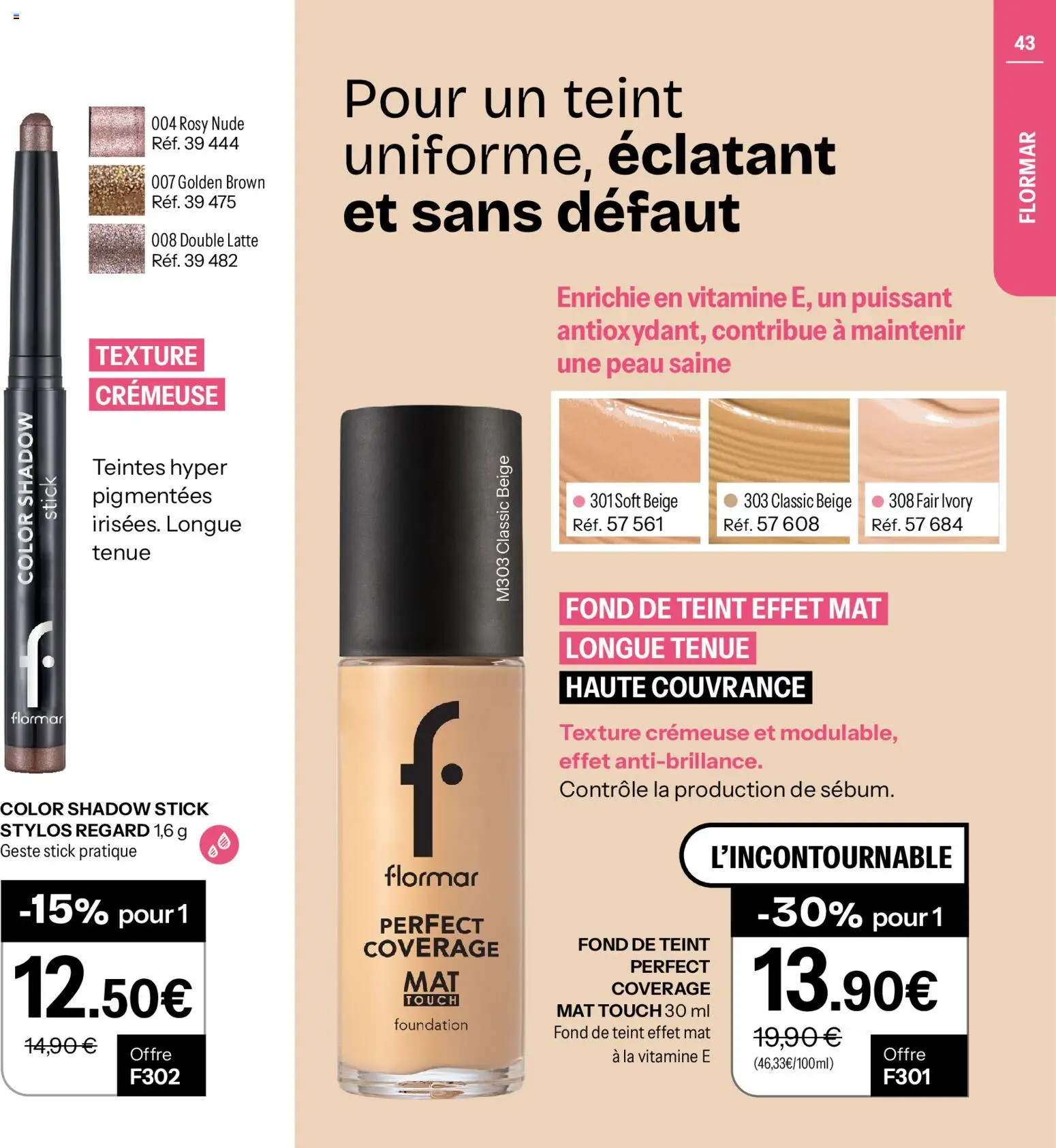 {H1} | Page: 43 | Produits: Fond de teint