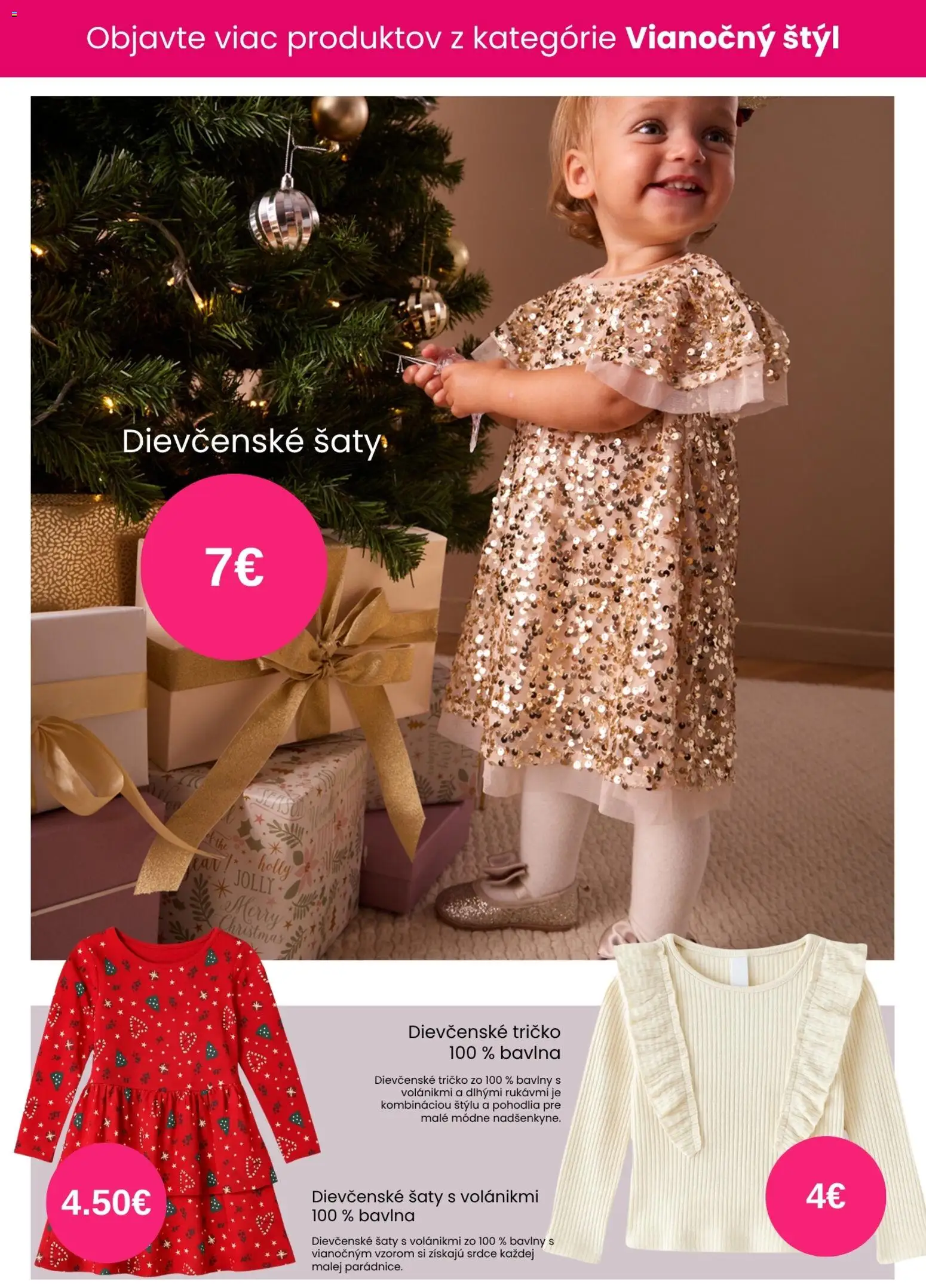 Nové Pepco akcie – leták je platný od 20.11.2025 | Strana: 7 | Produkty: Šaty, Tričko