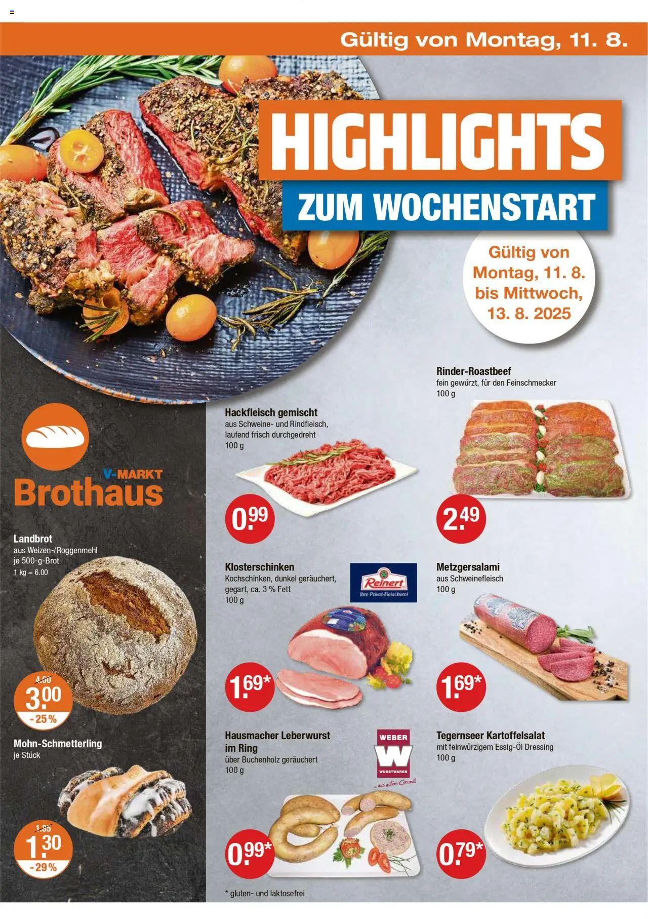 V-Markt - Oberpfalz - gültig ab dem 07.08.2025 | Seite: 18 | Produkte: Dressing, Schweinefleisch, Hackfleisch