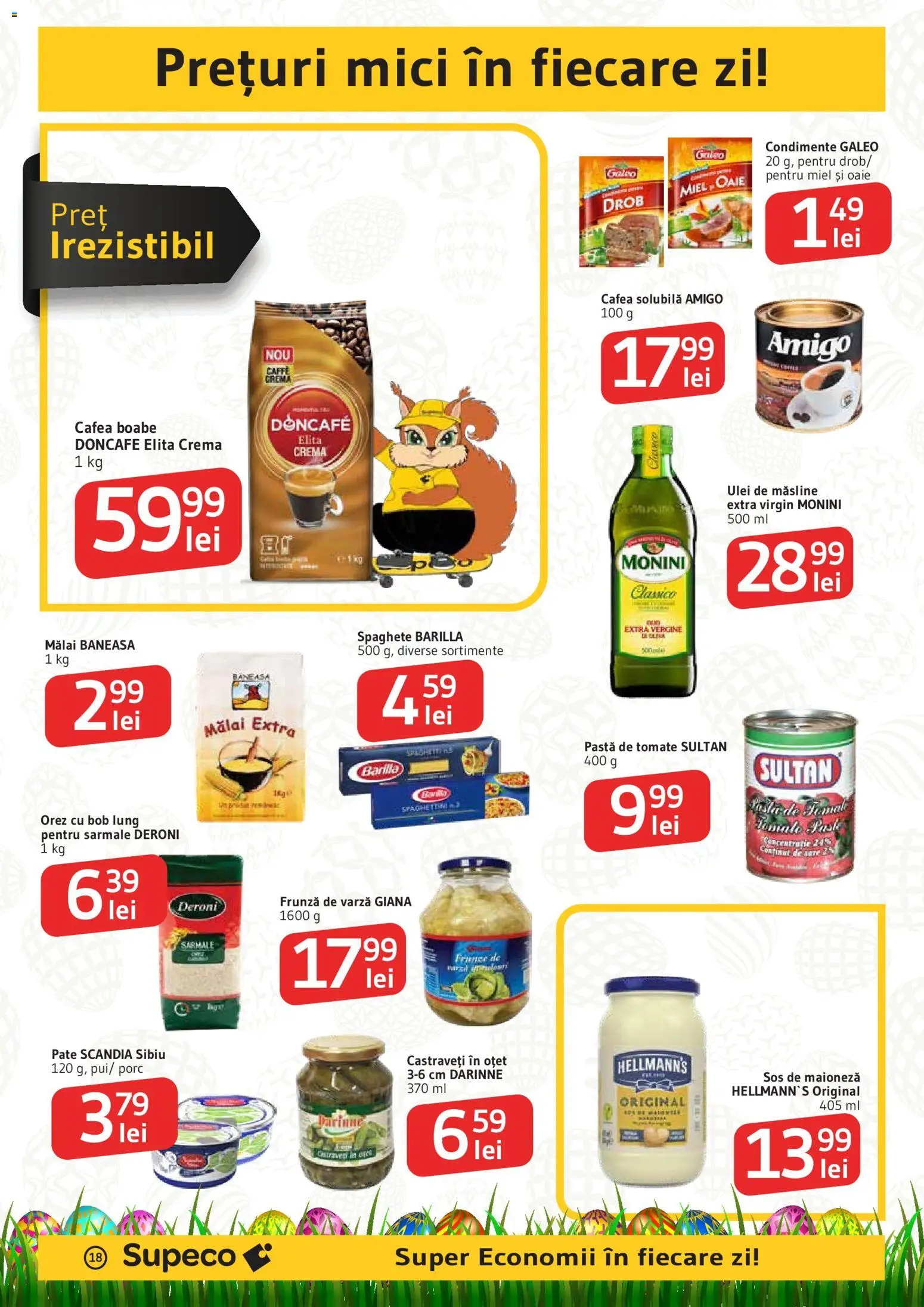 Noul catalog Supeco – valabil de la 02.04.2026 | Pagină: 18 | Produse: Pate, Cremă, Pastă de tomate, Castraveți