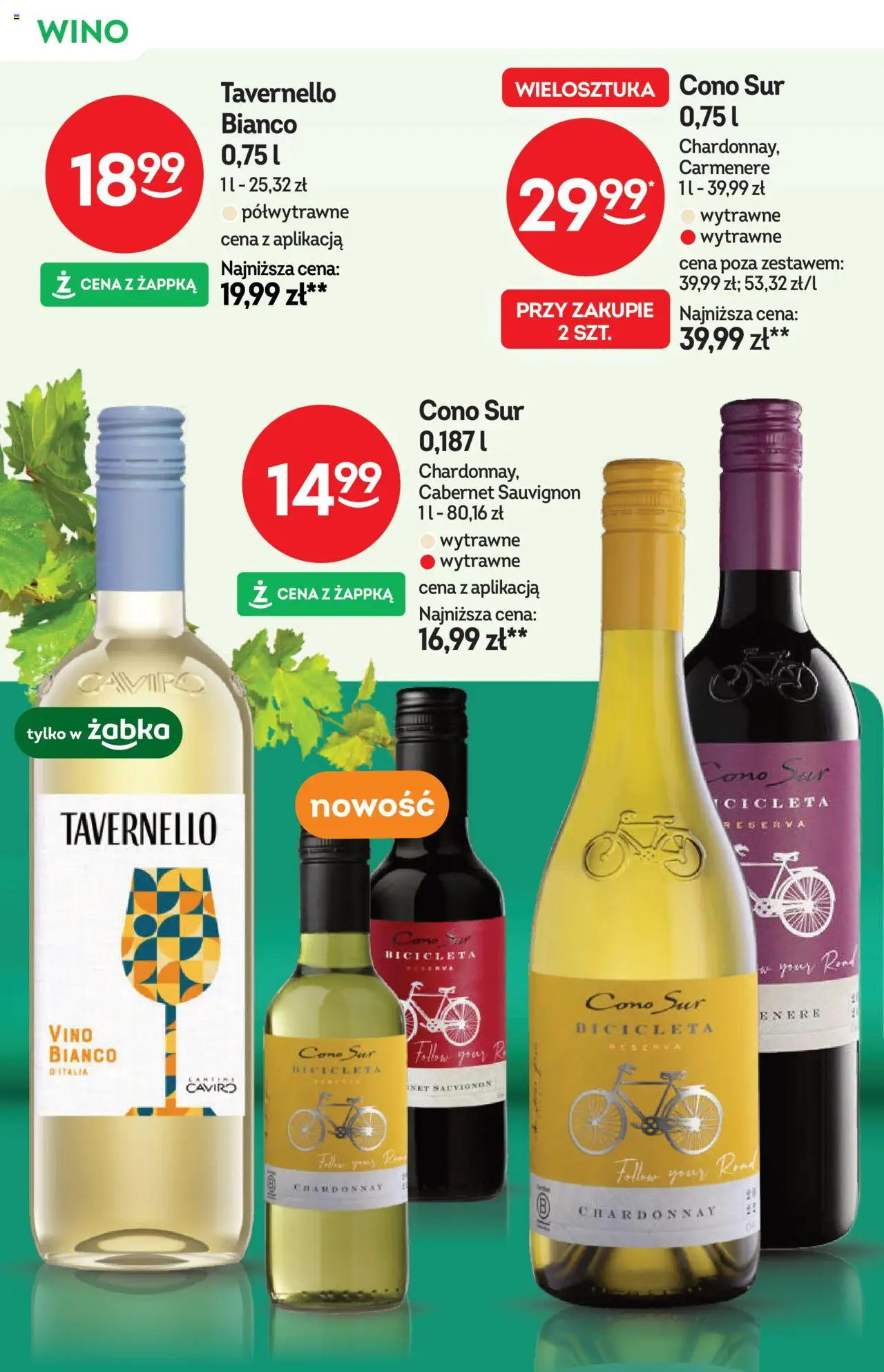 Żabka Gazetka - Katalog Win od 01.10.2025 | Strona: 20 | Produkty: Chardonnay, Wino