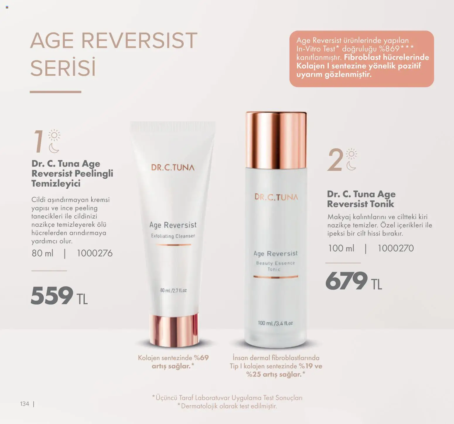 Farmasi Katalog - 01.01.2026 tarihinden itibaren geçerlidir | Sayfa: 134 | Ürünler: Peeling, Makyaj
