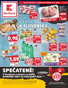 Kaufland leták platný od 09.04.2026