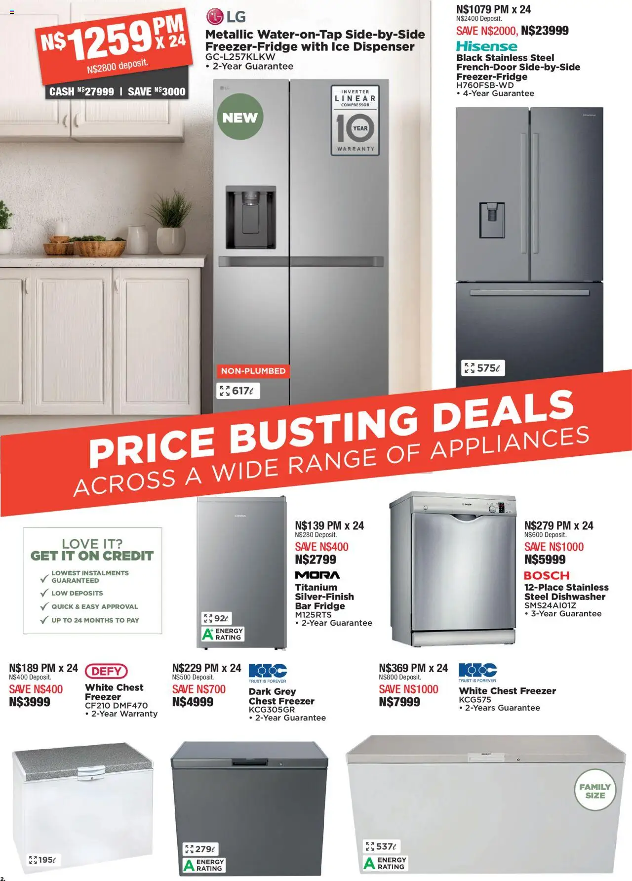 New House and Home catalogue – valid from 22.09.2025 | Page: 2 | Products: Freezer, Dishwasher, Compressor, Fridge