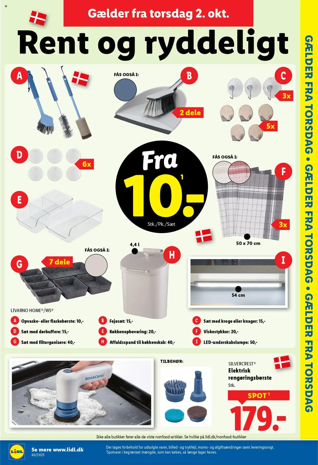 Lidl tilbudsavis – gyldig fra 28.09.2025 | Side: 27 | Produkter: Viskestykker, Søm