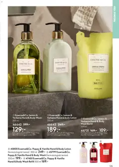 Essense & Co. Lemon & Verbena Hand & Body Lotion, 300 ml. - Förhandsvisning av reklamblad från butik Oriflame aktuell från 01.04.2026 | Sida: 135 | Produkter: Body lotion