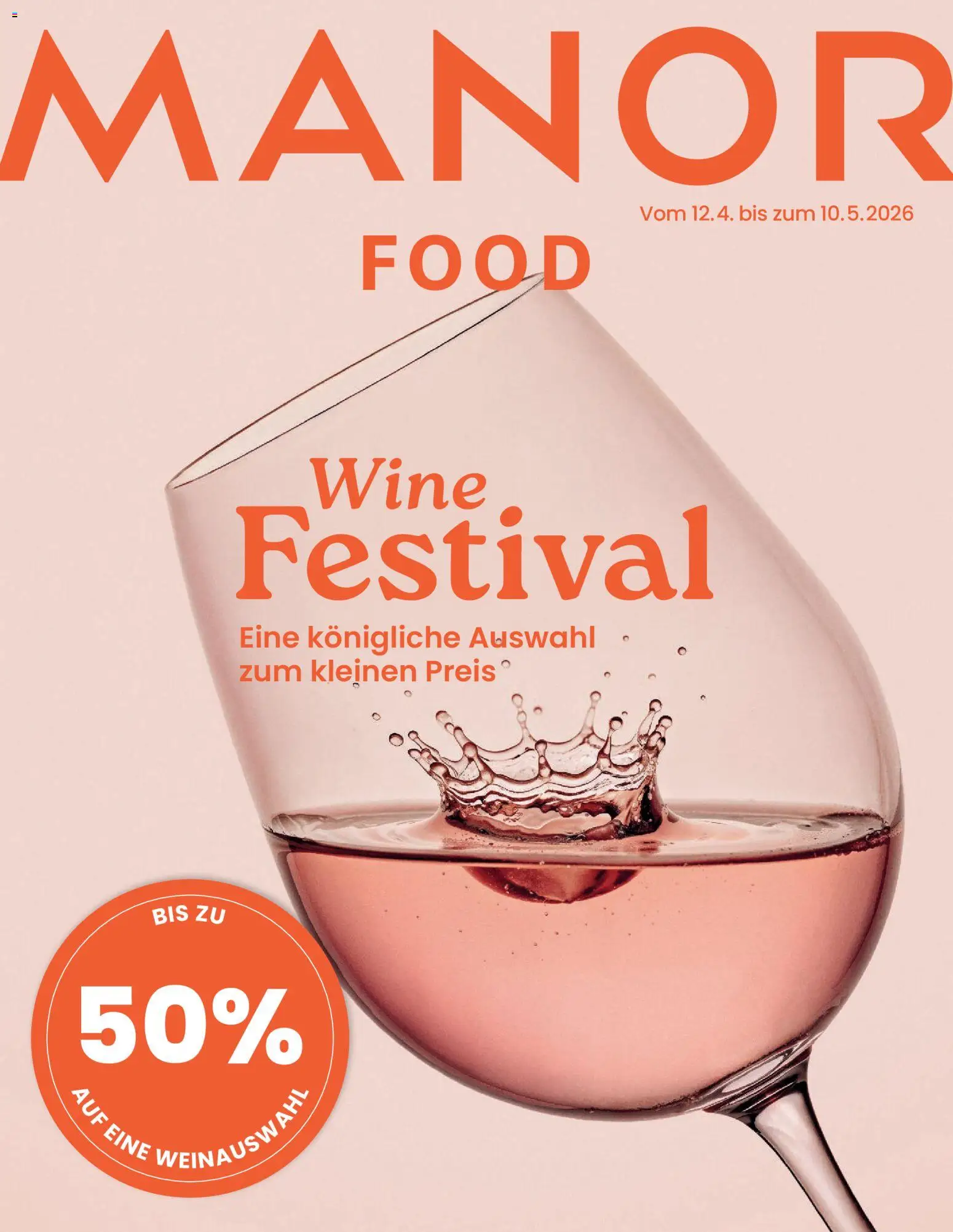 Manor aktionen  Wine – gültig ab 12.04.2026 | Seite: 1