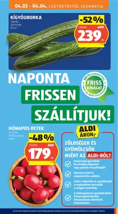 KÍGYÓUBORKA, Cucumber - amely érvényes a következő dátumtól: 02.04.2026 | Oldal: 37