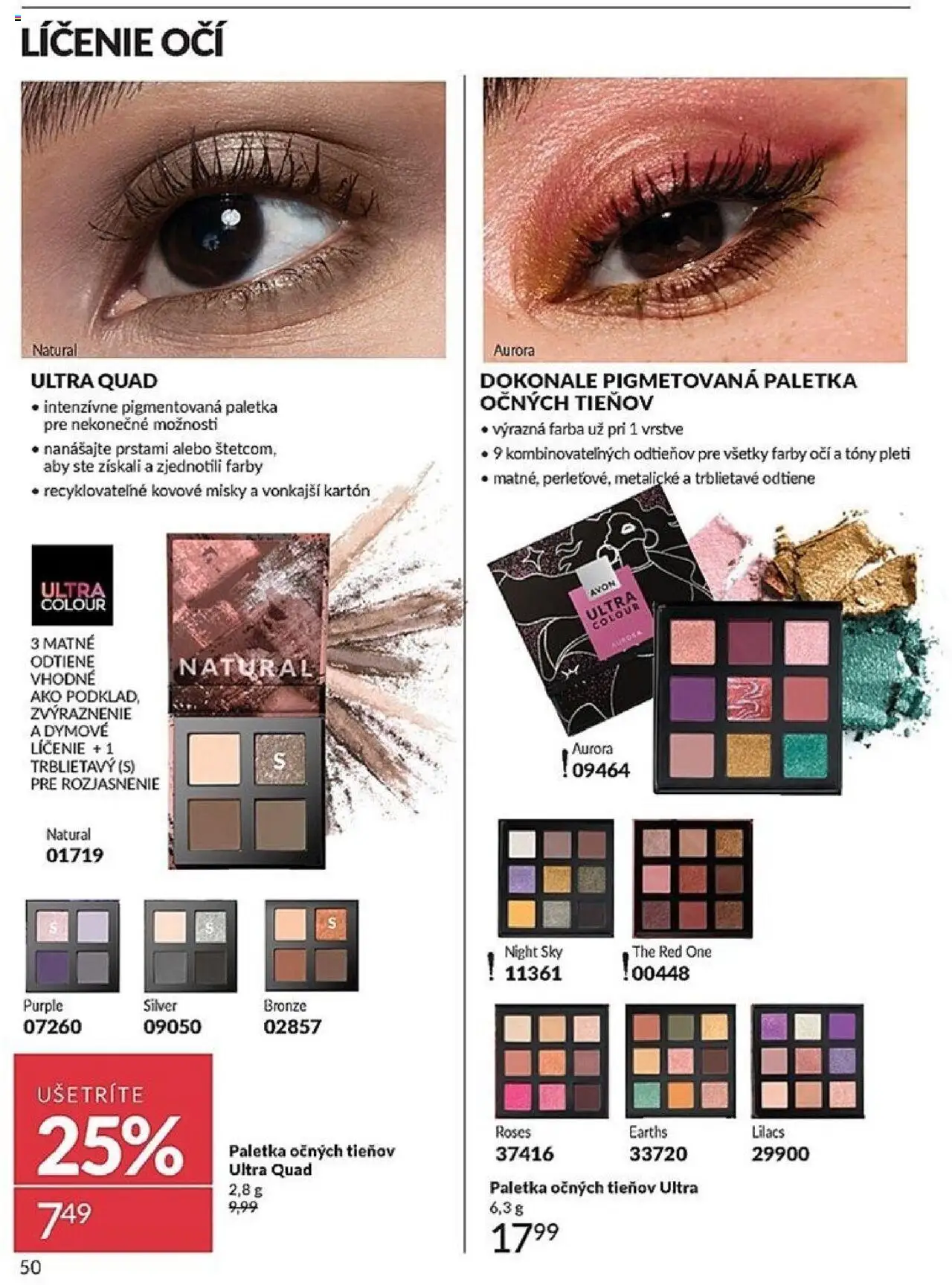 Nové Avon akcie – leták je platný od 01.10.2025 | Strana: 50