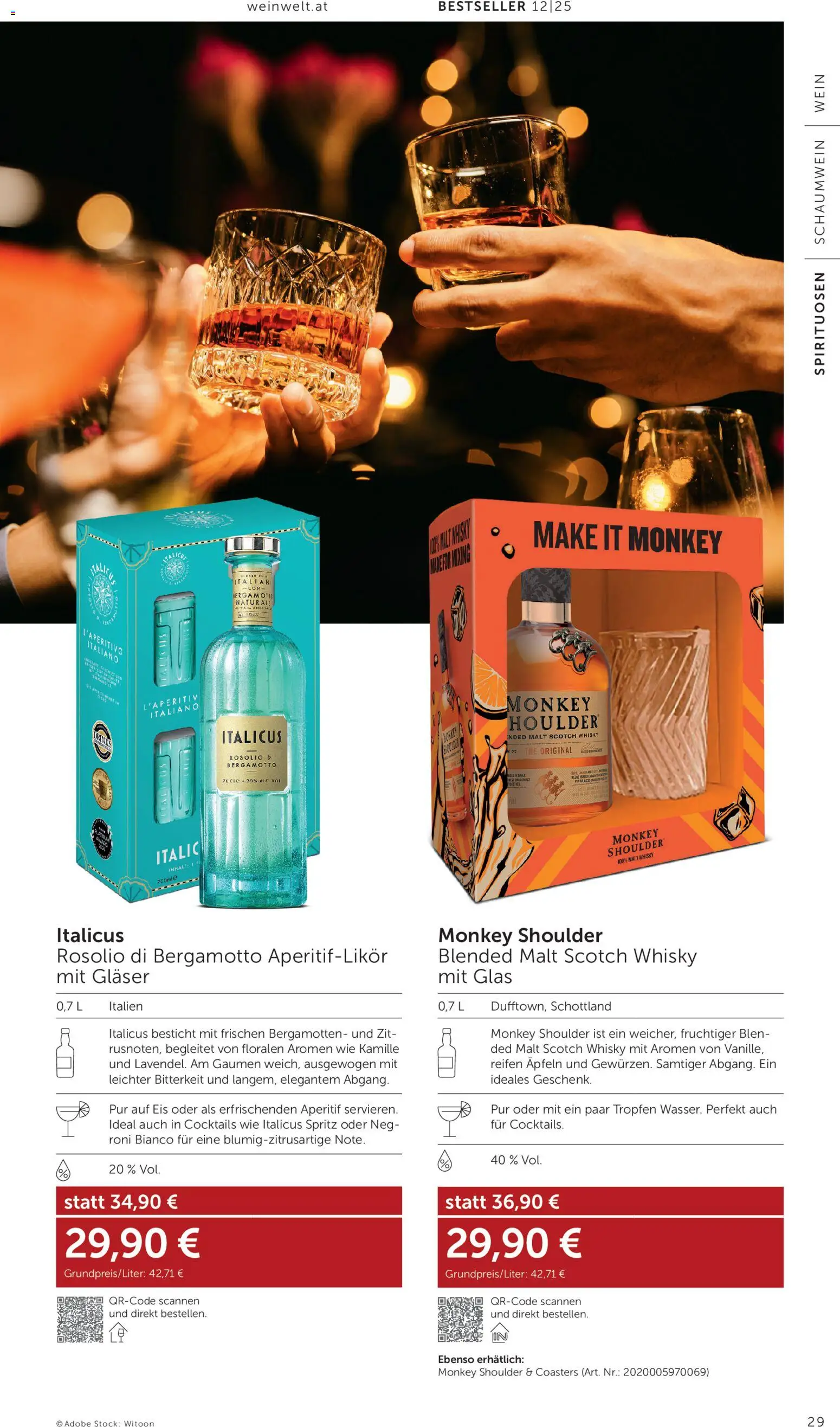 Interspar Wein Welt gültig ab 20.11.2025 | Seite: 29 | Produkte: Eis, Wein