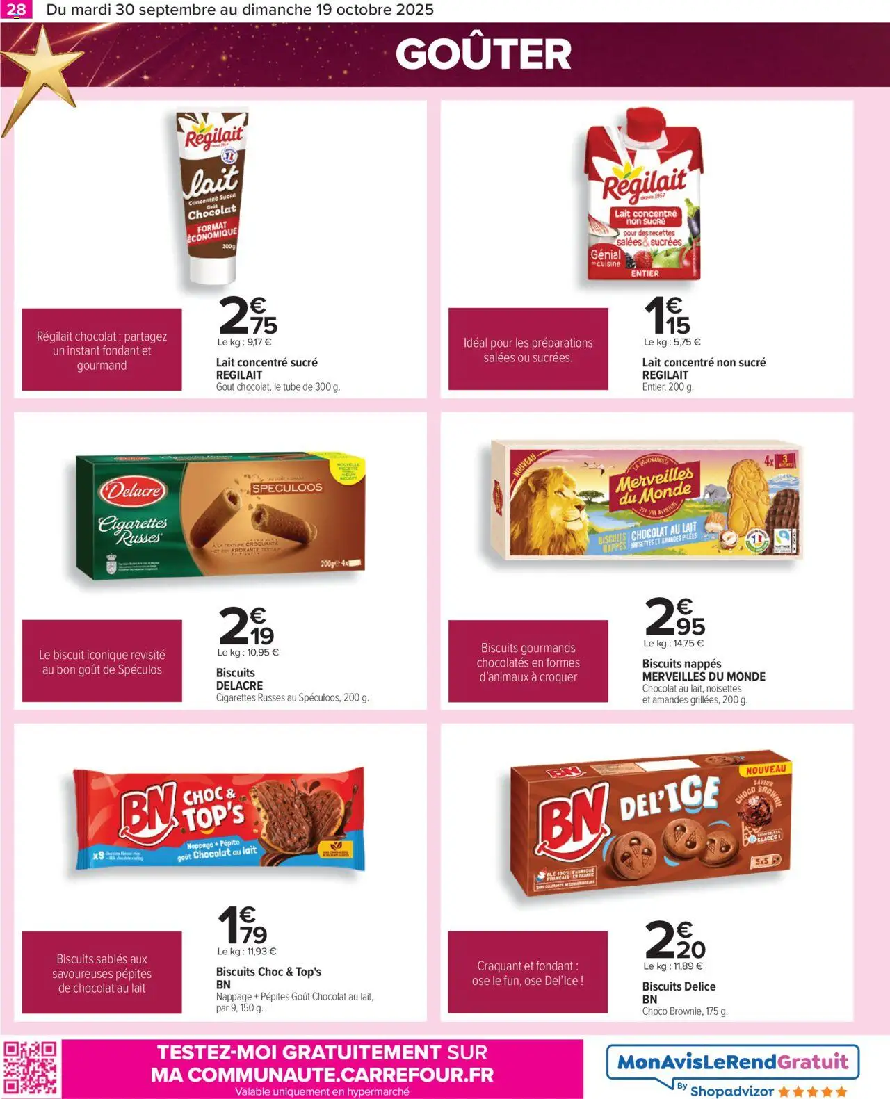  | Page: 28 | Produits: Sucre, Spéculos, Spéculoos, Chocolat