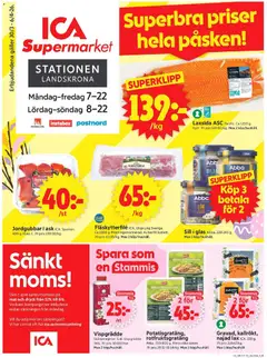 ICA Supermarket - Landskrona - Förhandsvisning av reklamblad från butik ICA Supermarket aktuell från 30.03.2026