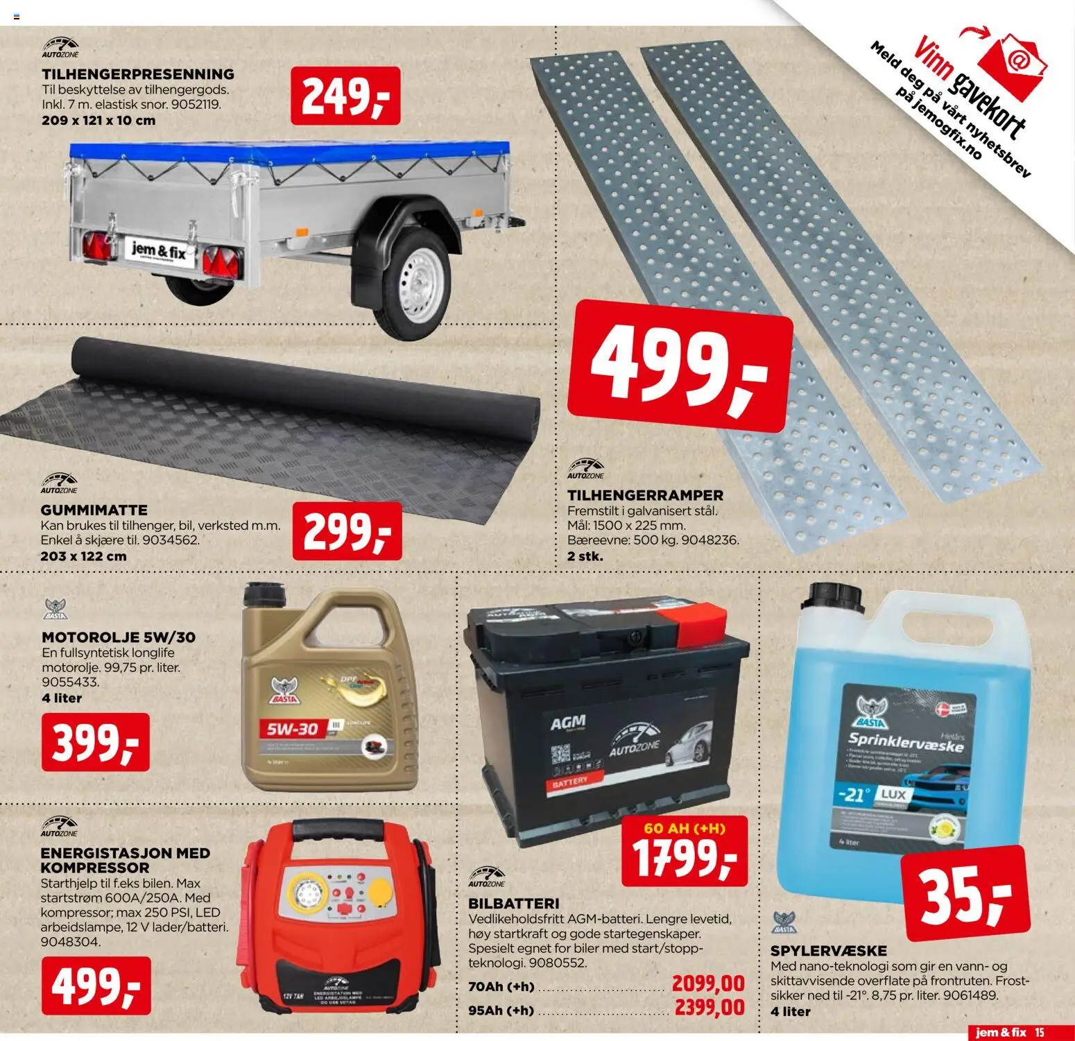 {H1} | Side: 15 | Produkter: Kompressor, Вермішель