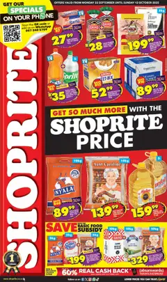 Shoprite specials catalogue – valid from 22.09.2025