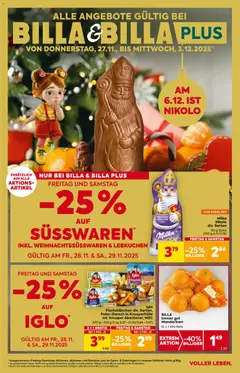 Billa Flugblatt - Burgenland ab 27.11.2025 gültig