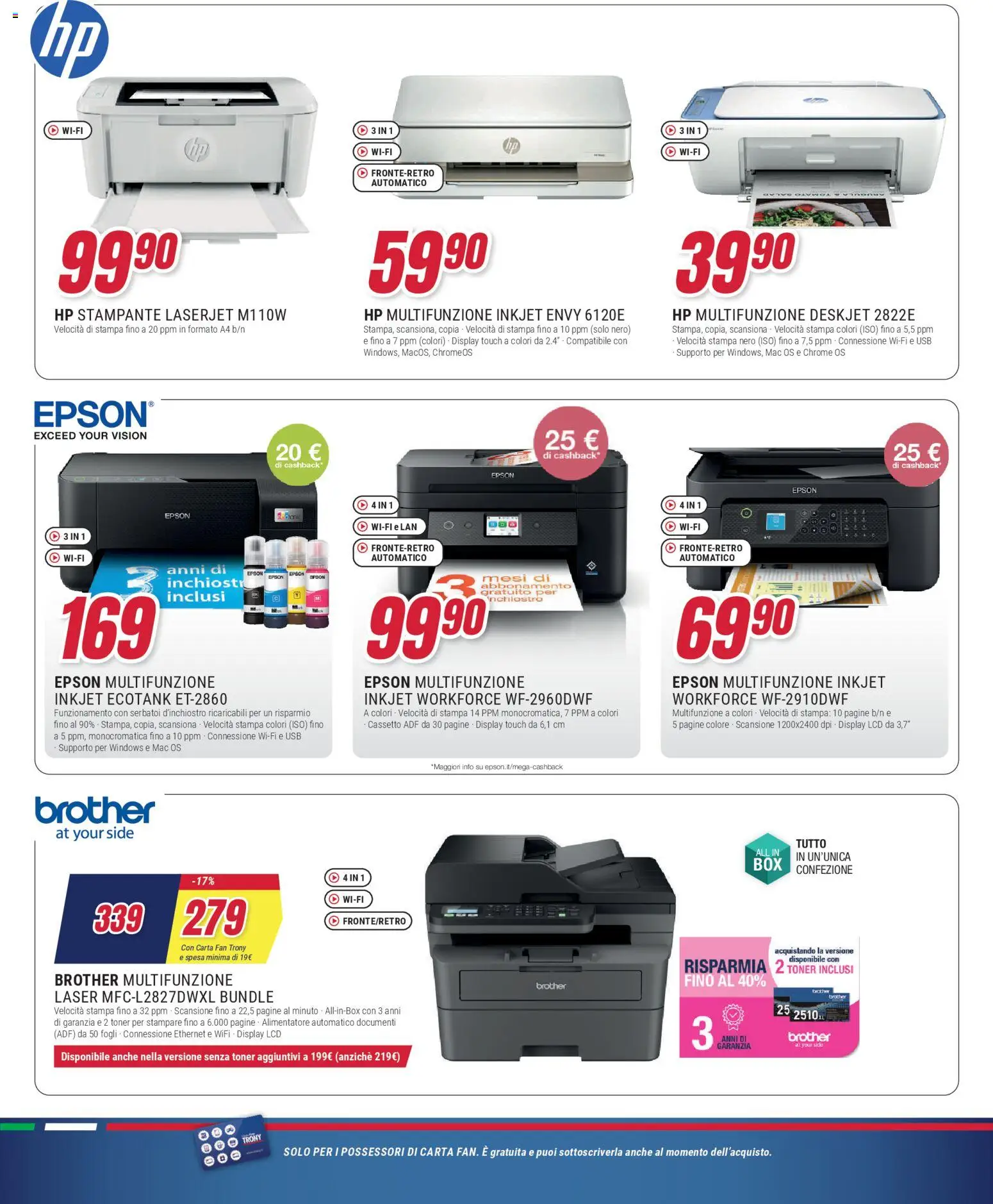 Volantino Trony del 27.12.2025 | Pagina: 13 | Prodotti: USB, Toner, Fan, Stampa