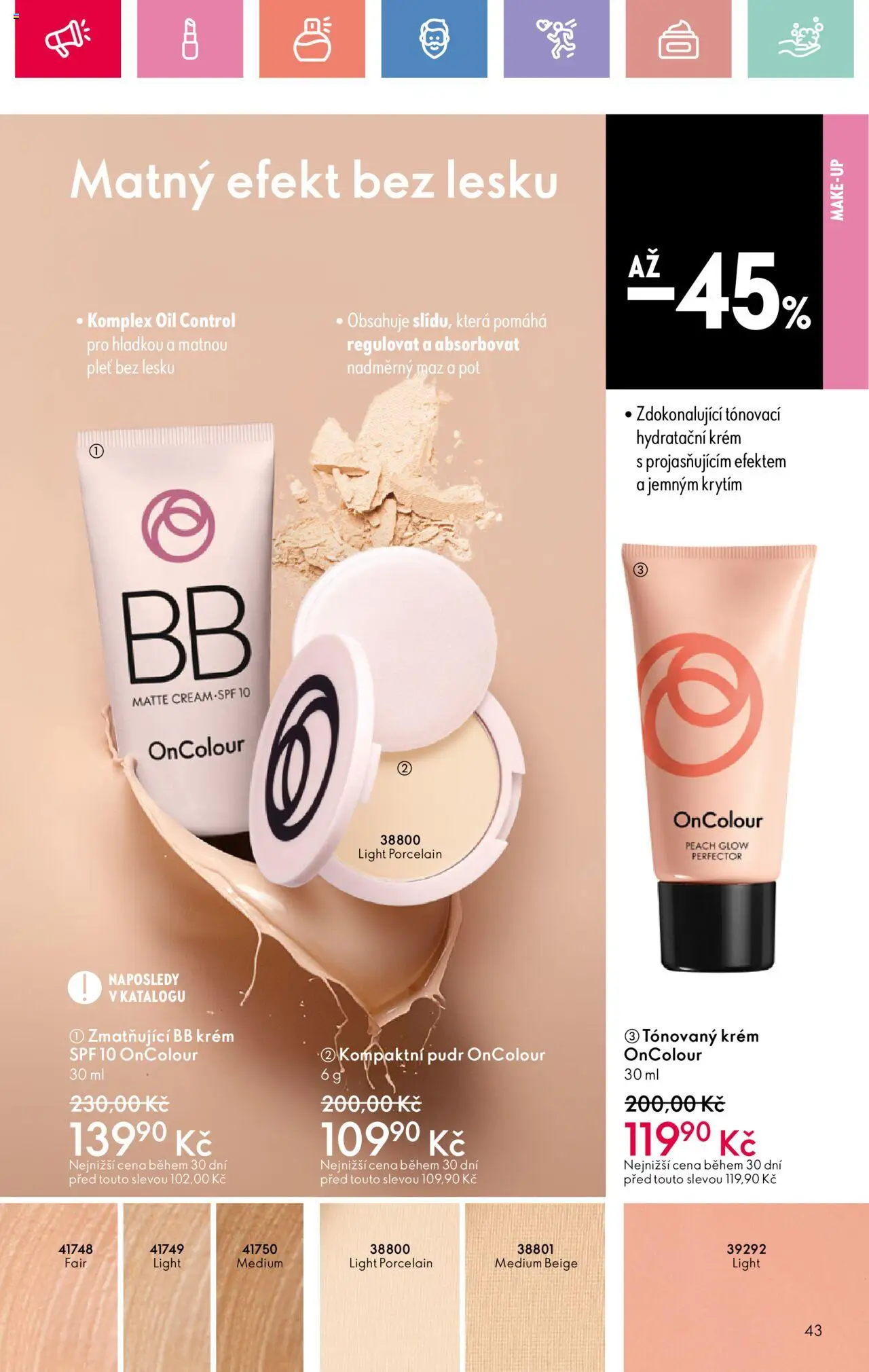 Oriflame katalog č.10/2025 od 06.07.2025 | Strana: 43 | Produkty: Makeup, Krém, Hydratační krém, BB krém
