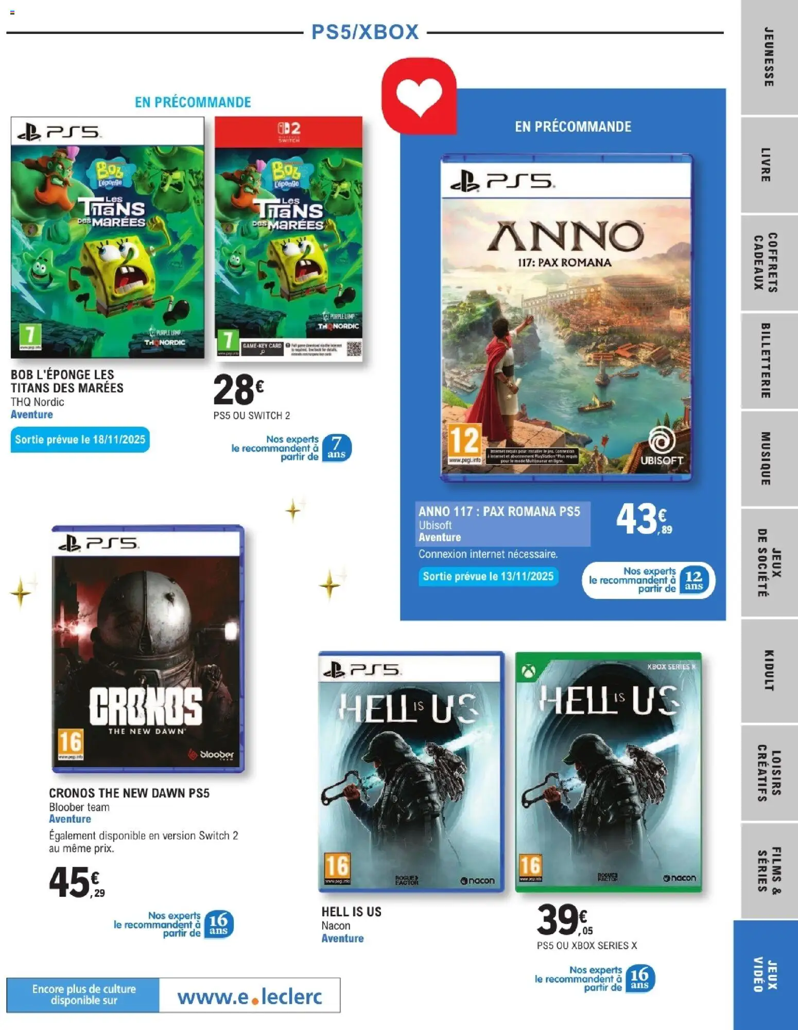 {H1} | Page: 97 | Produits: Xbox, Jeux, Bob, Livre