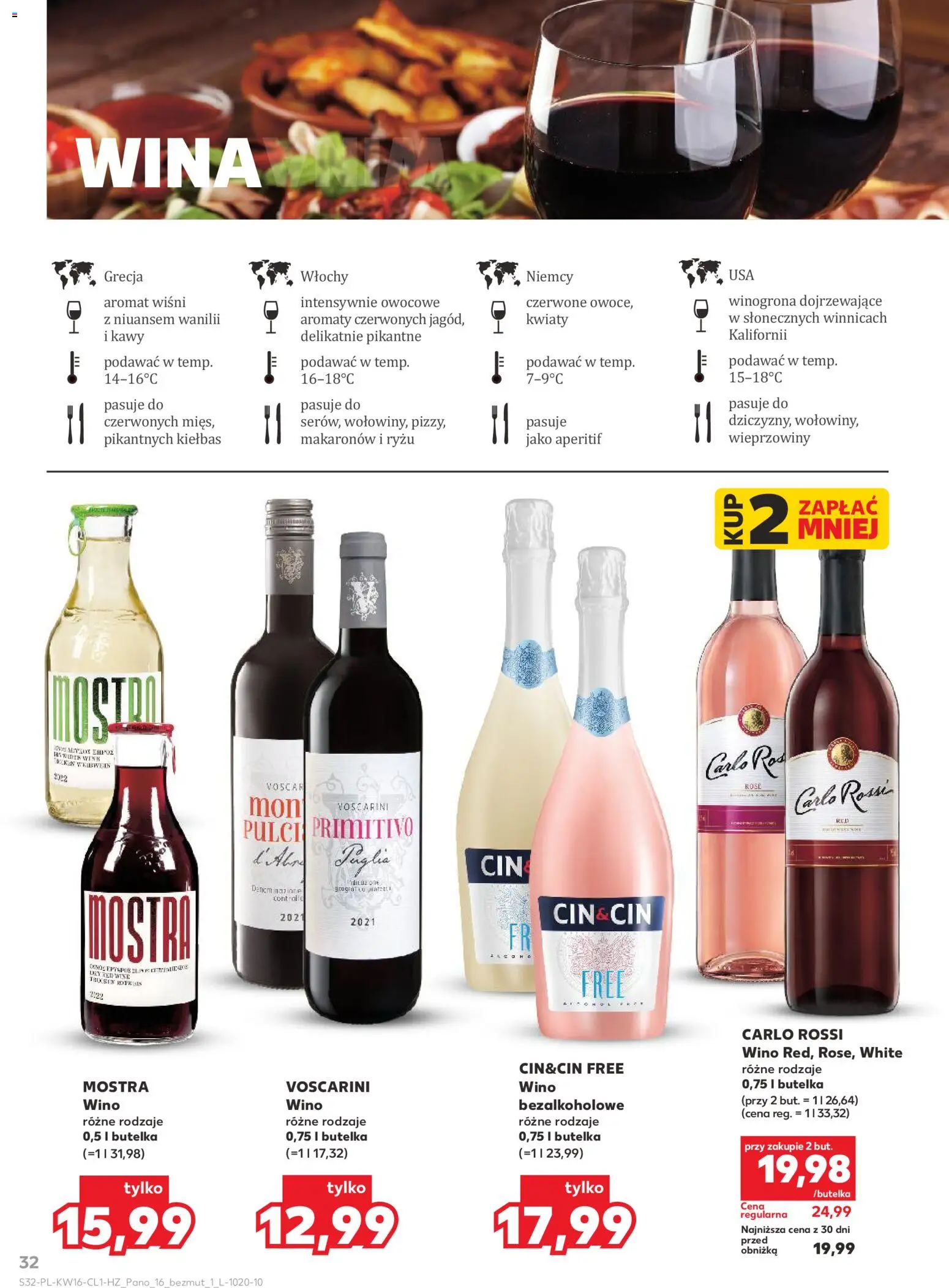 Kaufland Polsko leták - Barek od 16.04.2026 | Strana: 32 | Produkty: Primitivo