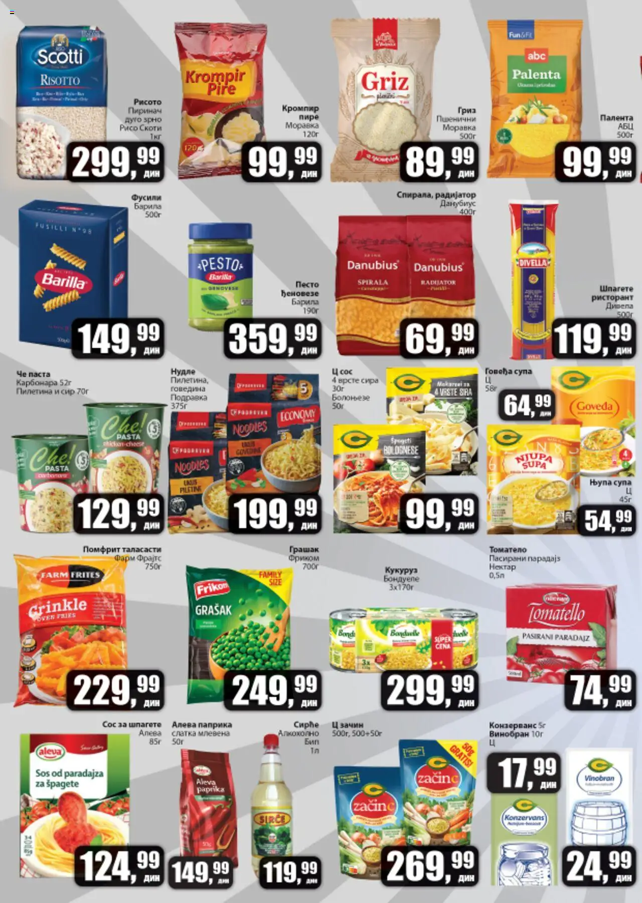Sunce katalog - važi od 21.08.2025 | Strana: 4 | Proizvode: Grašak, Paprika, Sos, Sirće