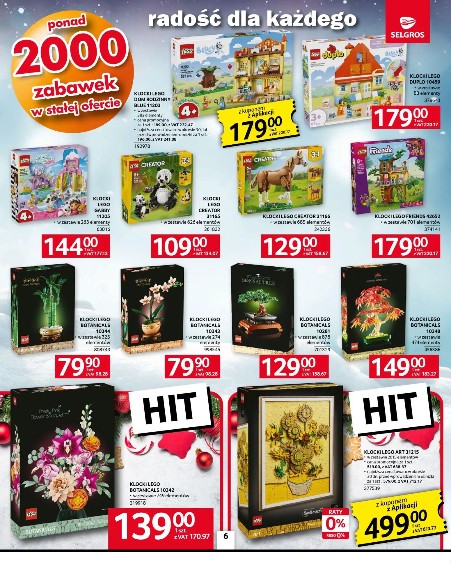 Selgros cash&carry Gazetka - Oferta przemysłowa od 06.11.2025 | Strona: 8 | Produkty: PC, Lego, Klocki Lego