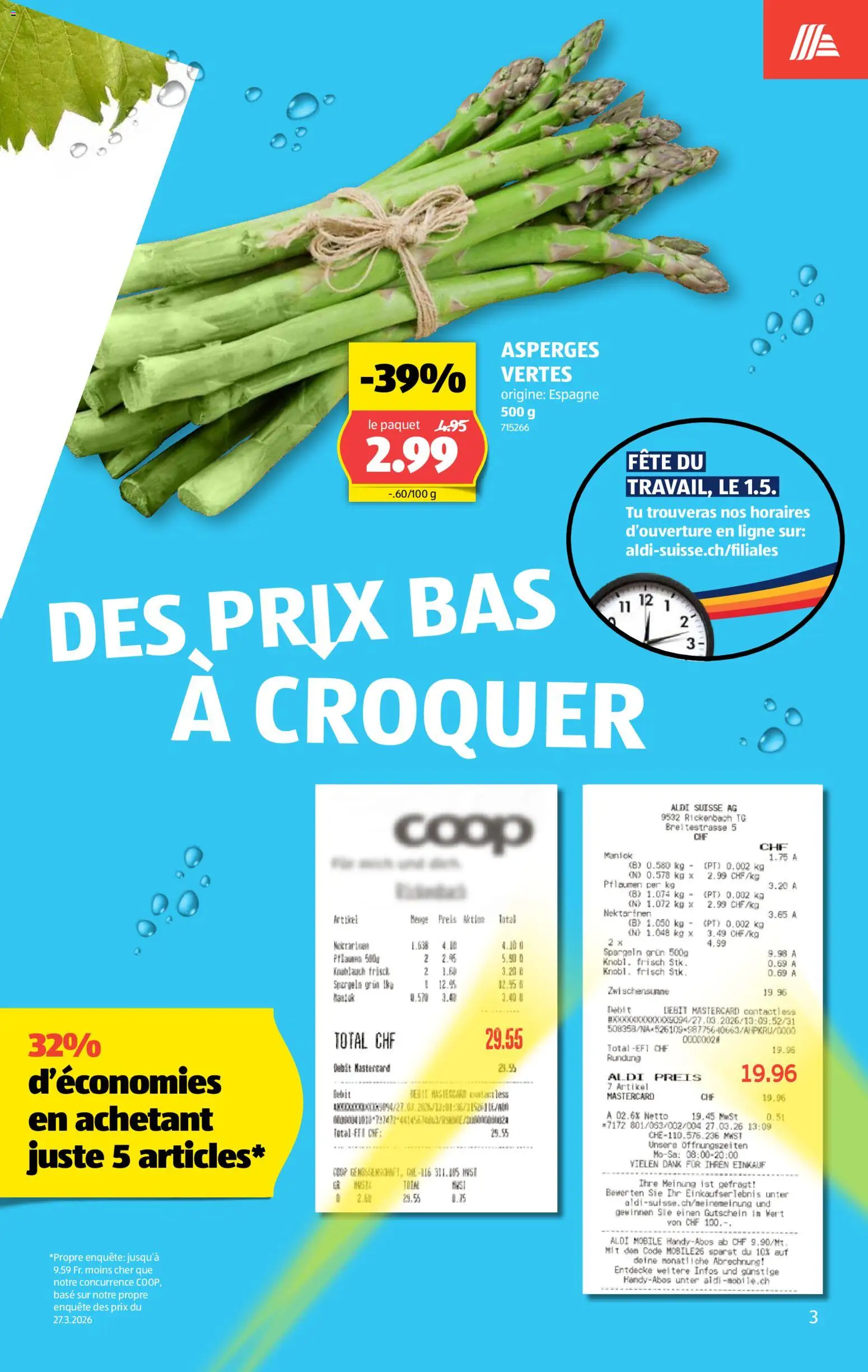 Aldi aktionen FR – gültig ab 30.04.2026 | Seite: 3 | Produkte: Nektarinen, Knoblauch