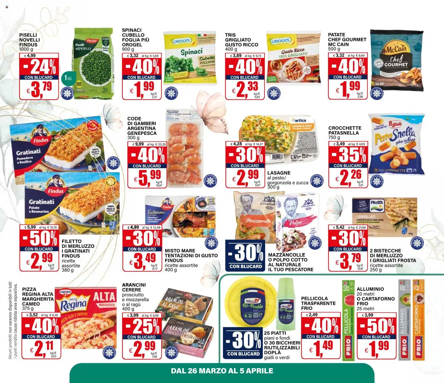 Volantino Il Gigante del 26.03.2026 | Pagina: 22 | Prodotti: Patate, Pomodoro, Prosciutto, Crocchette