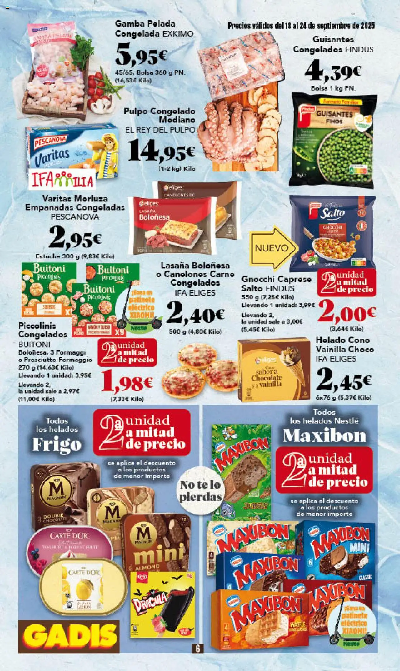 Gadis folleto │ válido desde el 18.09.2025 | Página: 6 | Productos: Patinete, Té, Bolsa, Ελιές