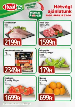 Reál Bevásárló hétvége - Kisalföld - amely érvényes a következő dátumtól: 23.04.2026