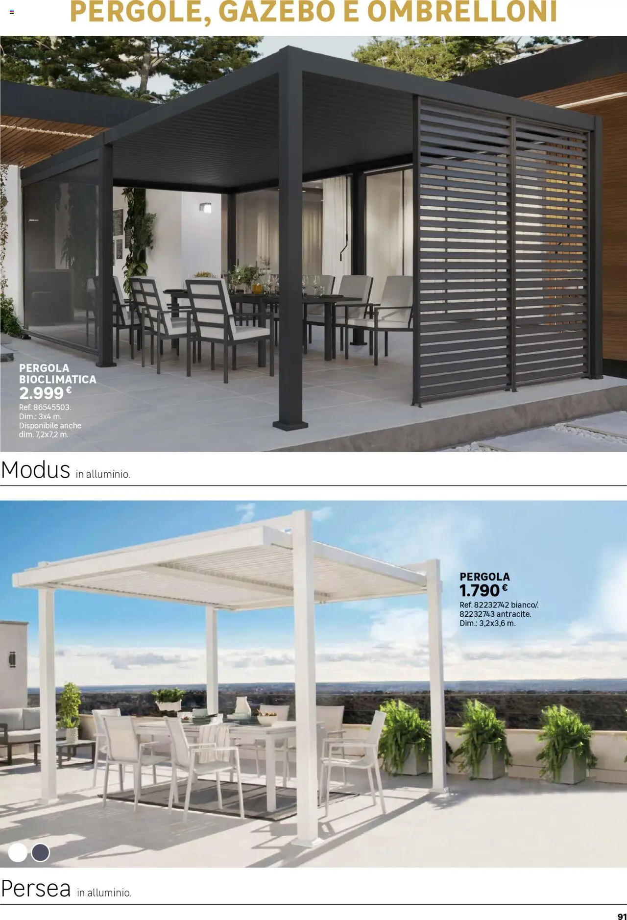 Volantino Leroy Merlin del 02.06.2025 | Pagina: 91 | Prodotti: Gazebo, Pergola