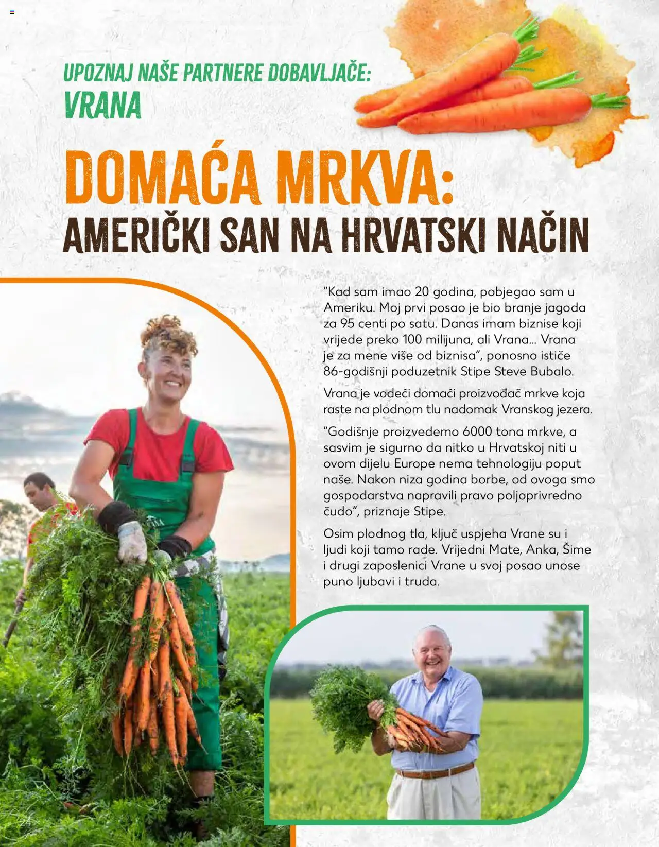 Kaufland katalog | vrijedi od 23.01.2024 | Stranica: 24 | Proizvodi: Mrkva