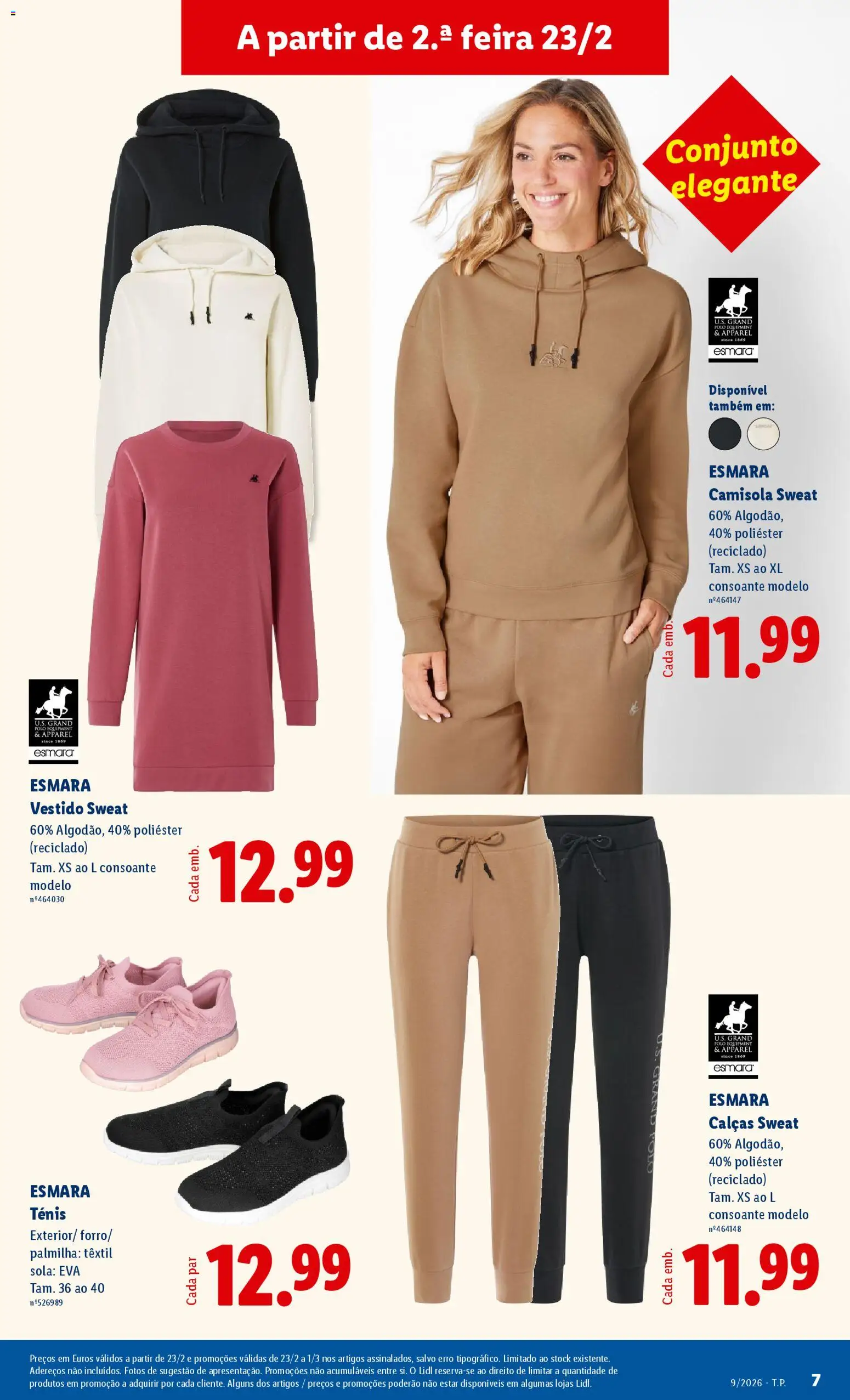 Lidl Novidades │ válido de 23.02.2026 | Página: 7 | Produtos: Vestido, Sweatshirt, Calças, Camisola