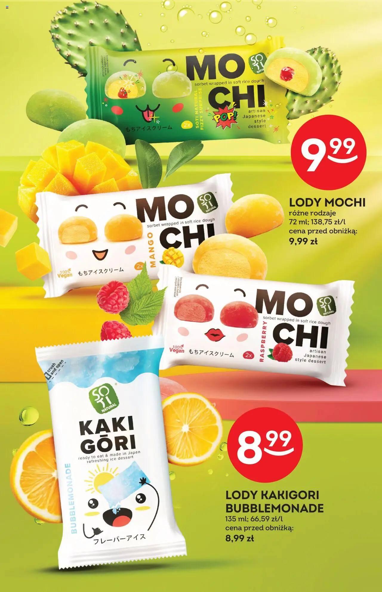 Żabka Gazetka - Lody od 13.08.2025 | Strona: 9 | Produkty: Mango, Kaki, Sorbet, Lody