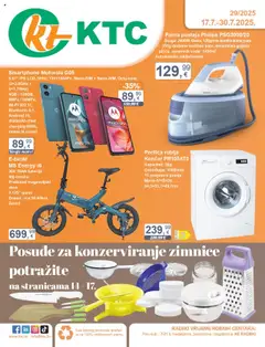 Tehnika i posude KTC - Pregled kataloga iz trgovine KTC, vrijedi od 17.07.2025