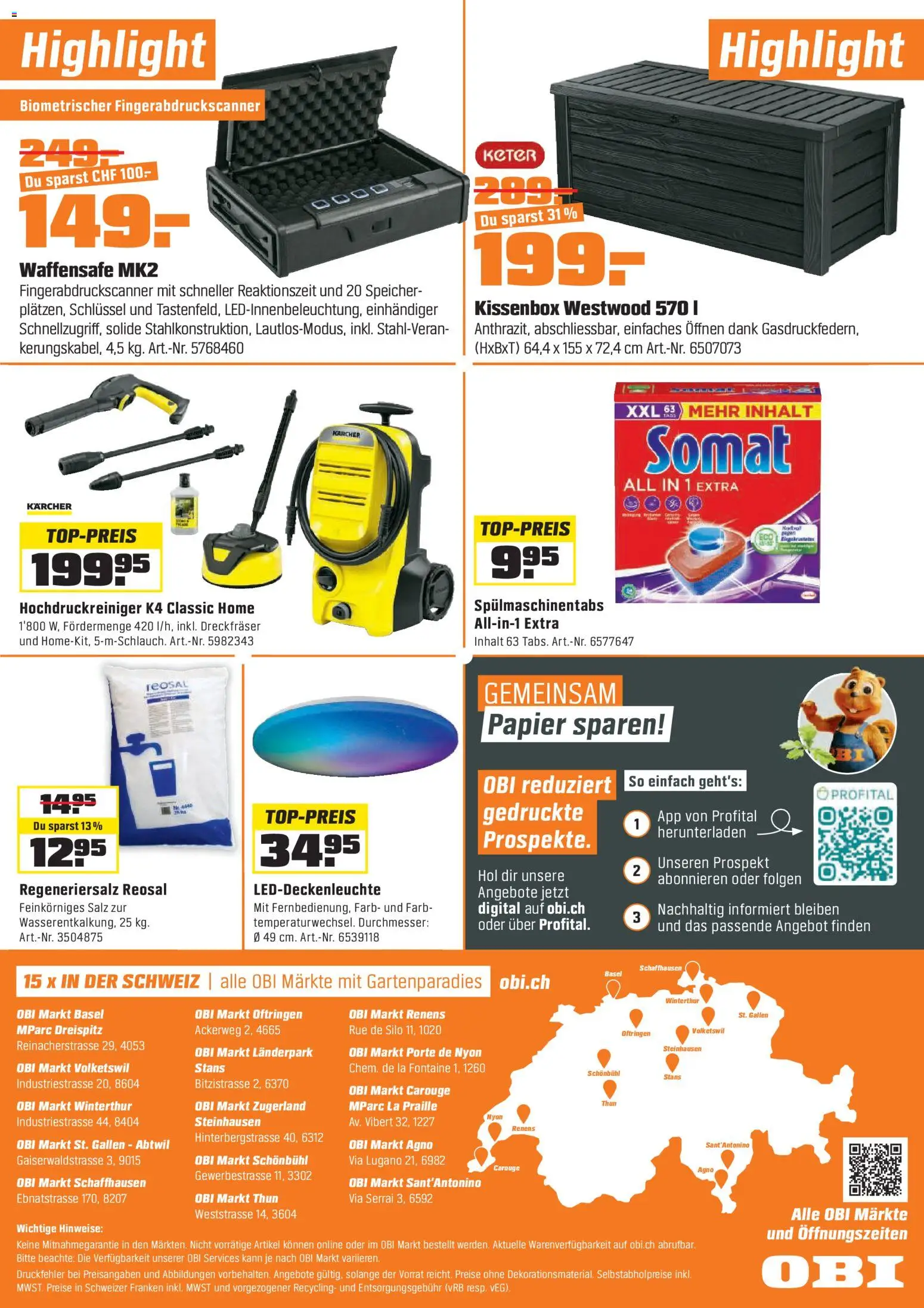 OBI - ALLES MACHBAR. BIBERSTARKE ANGEBOTE. – gültig ab 28.04.2026 | Seite: 16 | Produkte: Spülmaschinentabs, Salz