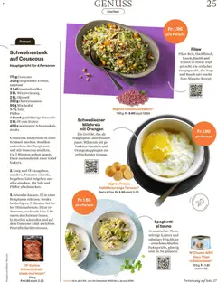 Schwedischer Milchreis mit Orangen, Ein Gericht, das als Hauptspeise oder Dessert passt: Milchreis mit gehackten Mandeln und Orangentopping ist ein erfrischender Genuss. ab 29.12.2025 gültig | Seite: 25