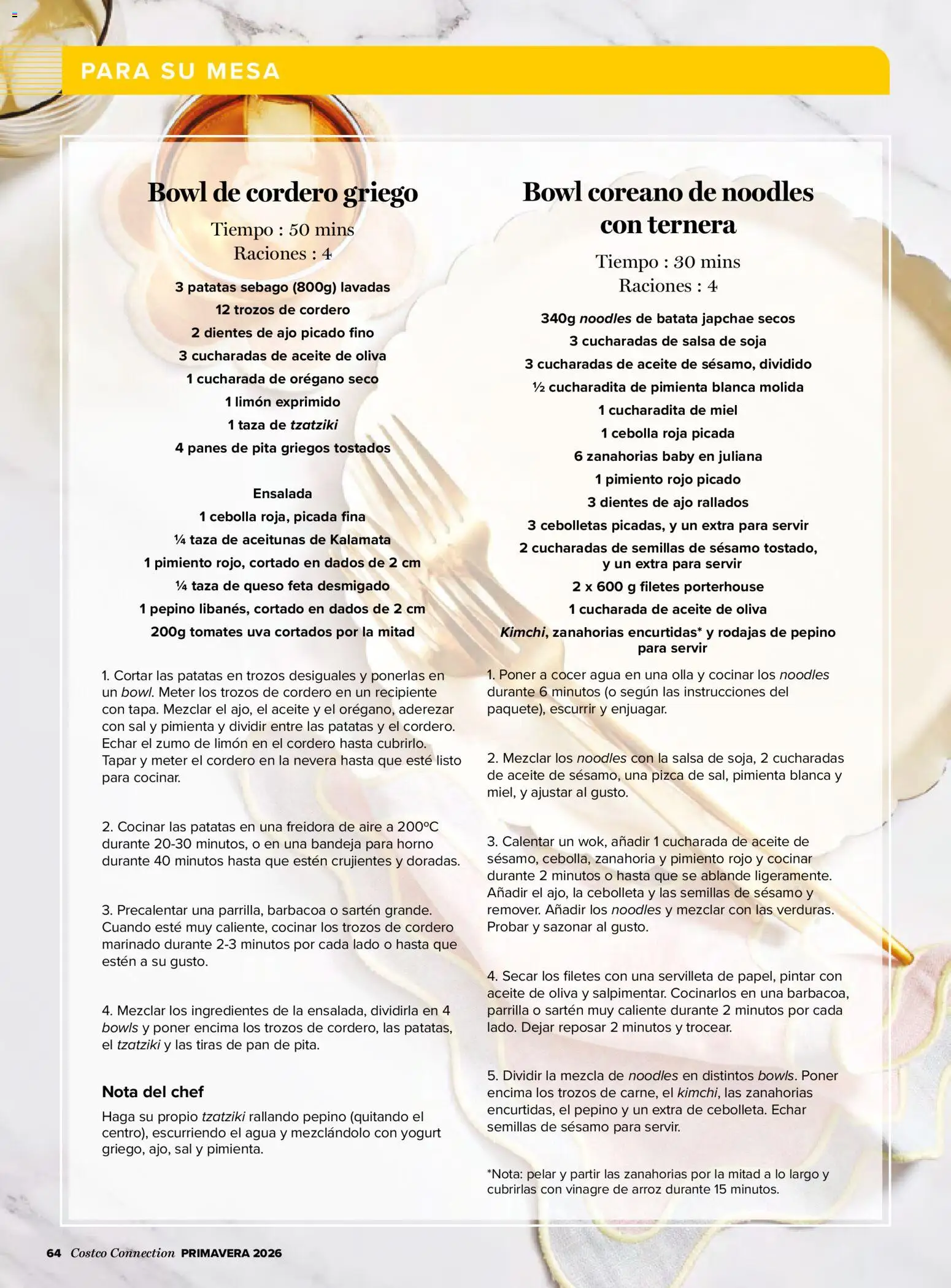 Costco catálogo │ válido desde el 19.03.2026 | Página: 64 | Productos: Pan, Zanahoria, Nevera, Bandeja