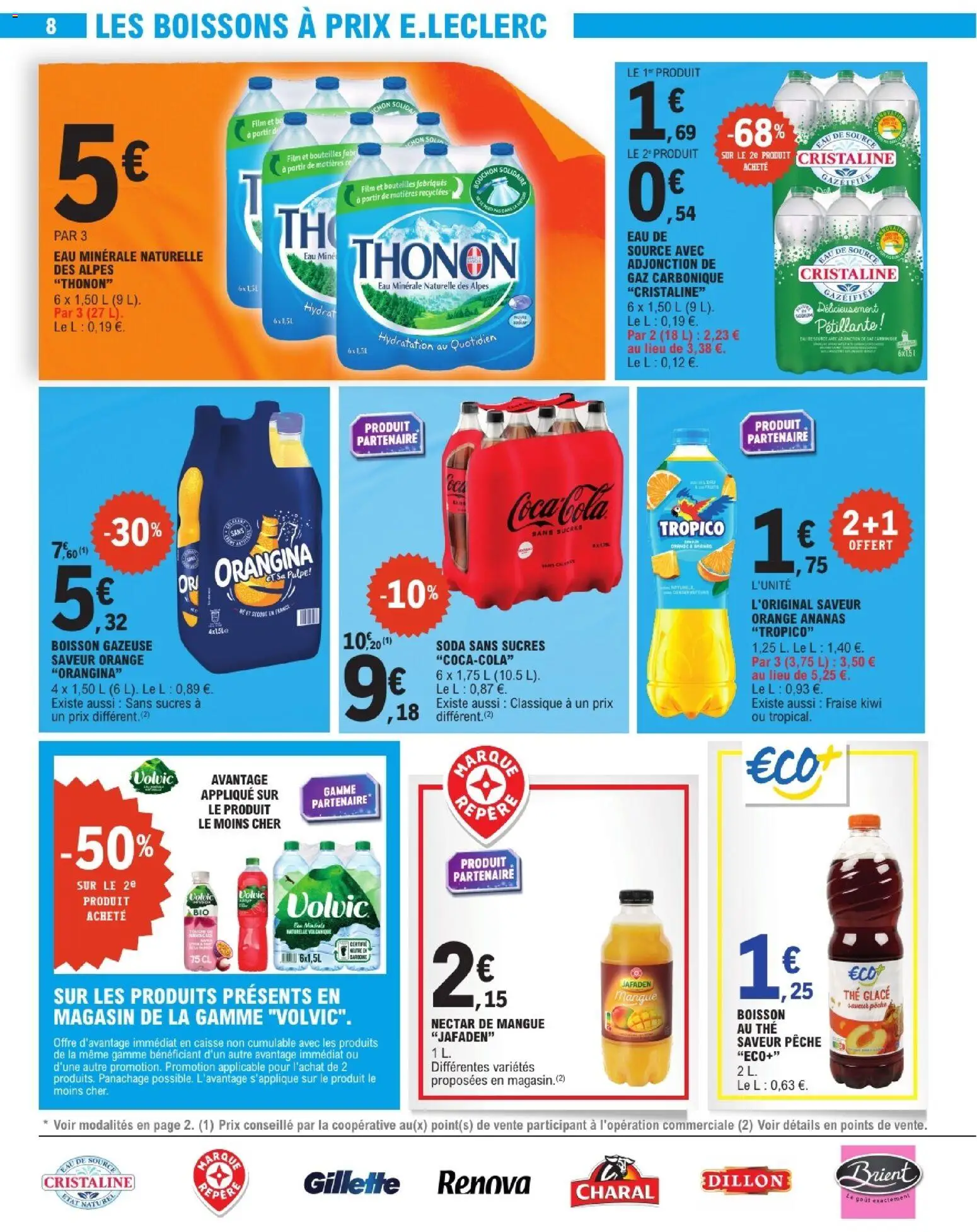 {H1} | Page: 8 | Produits: Orangina, Orange, Pêche, Ananas