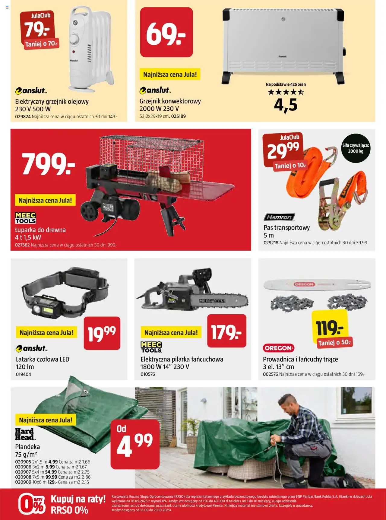 Jula Gazetka od 16.10.2025 | Strona: 7 | Produkty: Latarka czołowa