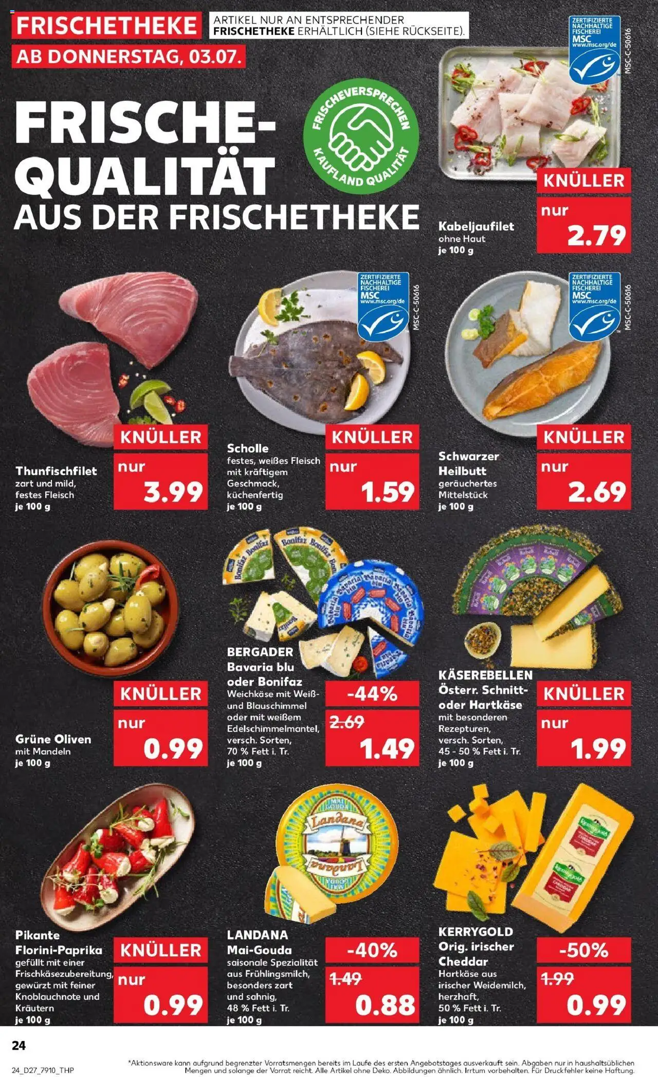 Kaufland prospekt Nürnberg	 - gültig ab dem 03.07.2025 | Seite: 24 | Produkte: Gouda, Mandeln, Fleisch