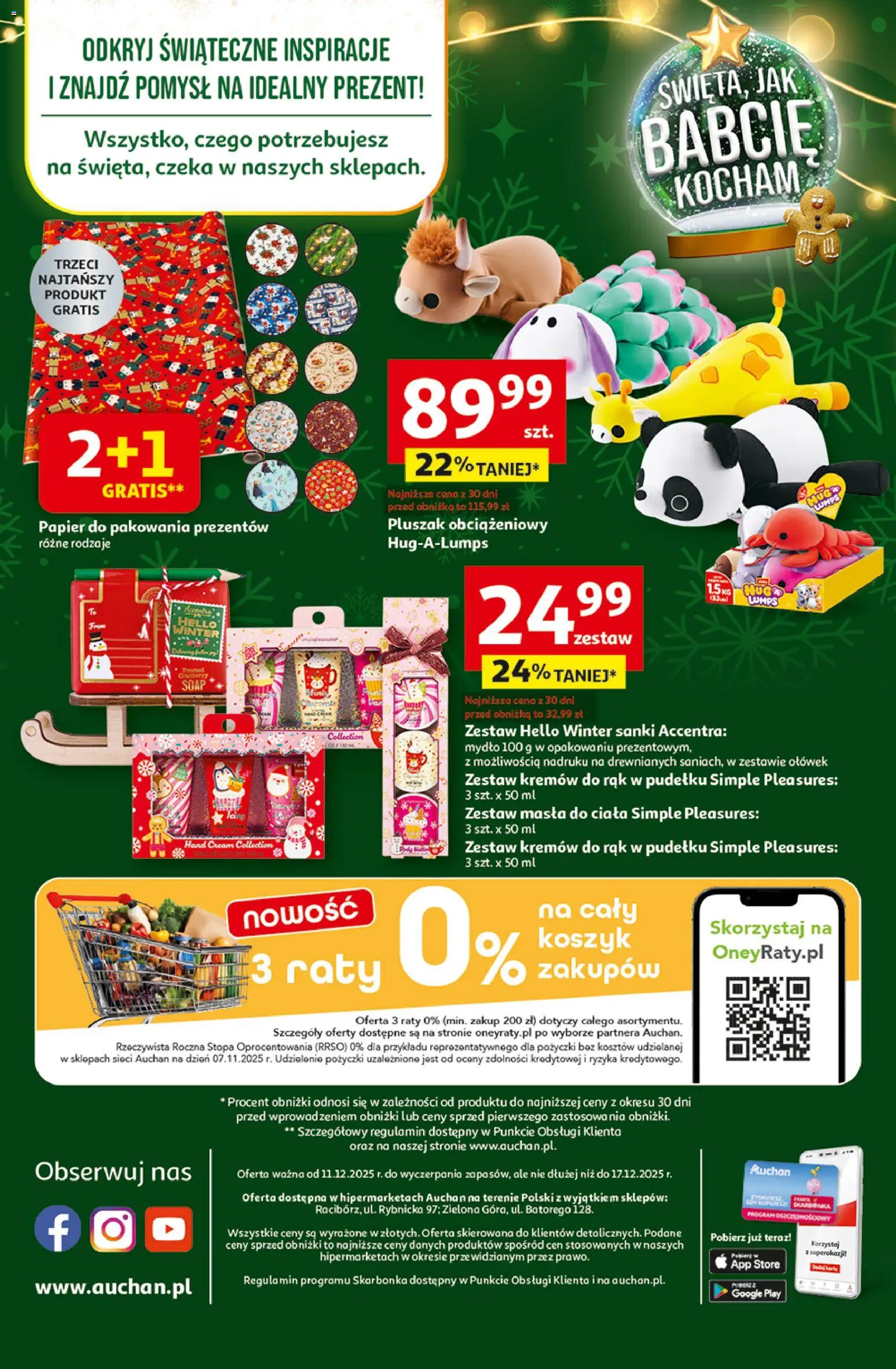 Auchan Gazetka - Święta jak babcię kocham Hipermarket od 11.12.2025 | Strona: 45 | Produkty: Mydło