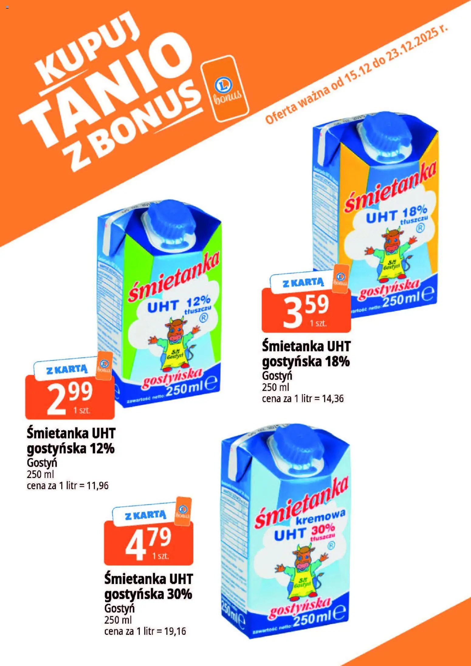 E.Leclerc Gazetka - Warszawa Jerozolimskie kupony dodatkowe od 15.12.2025 | Strona: 24 | Produkty: Karta