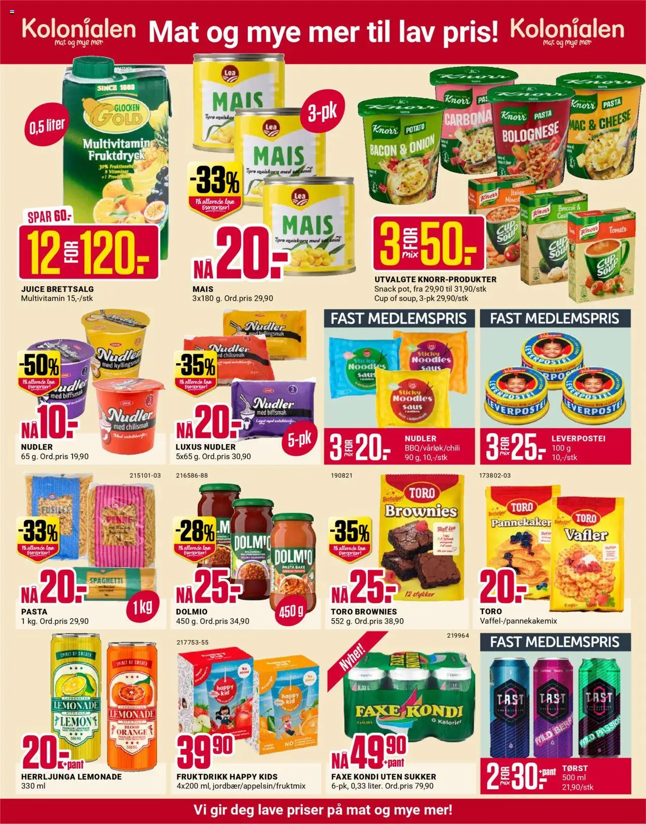  | Side: 3 | Produkter: Kylling, Pasta, Крахмал, Skrue