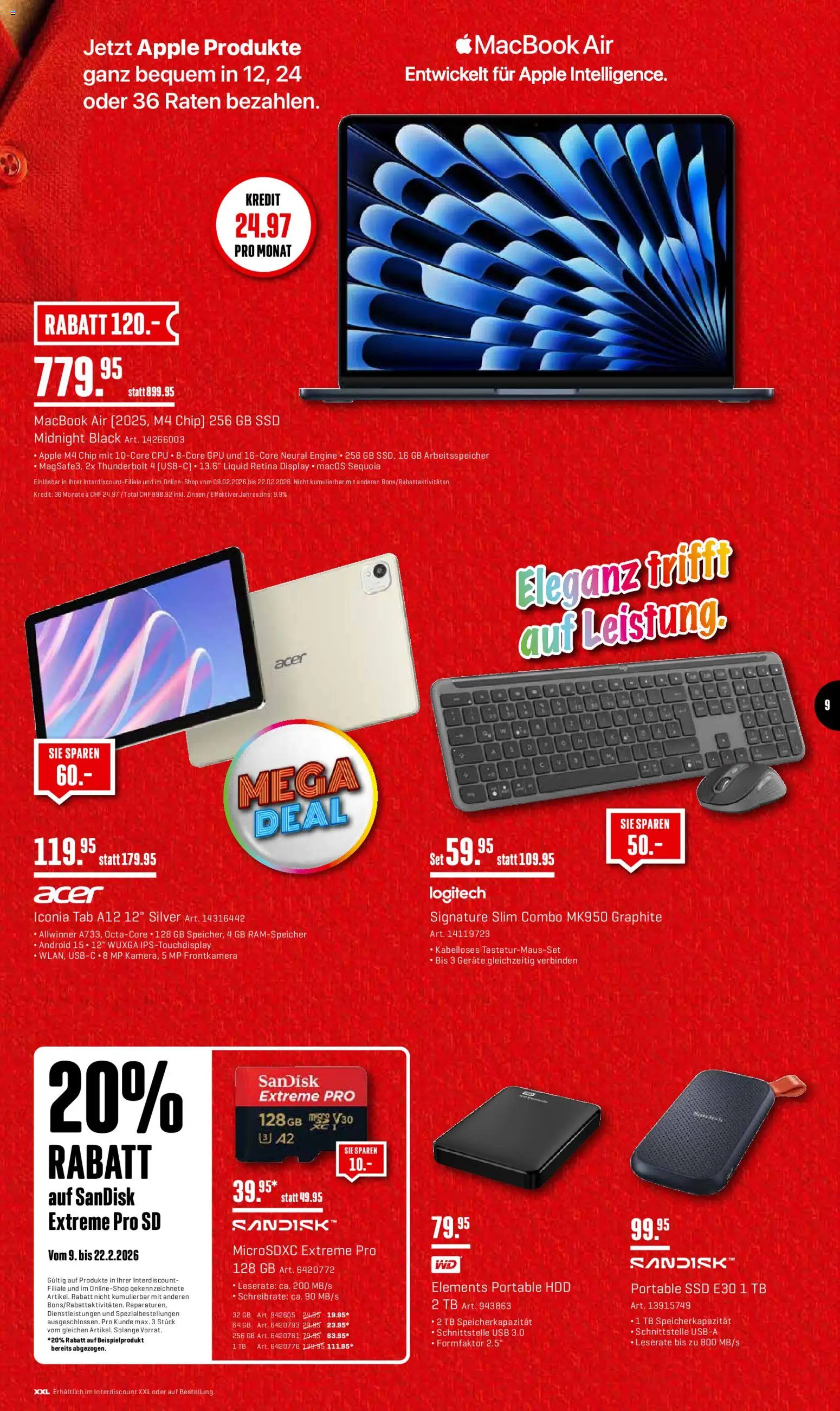 Interdiscount Aktionen – gültig ab 09.02.2026 | Seite: 9